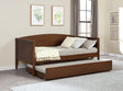 Bozeman Daybed side profile showing camelback silhouette