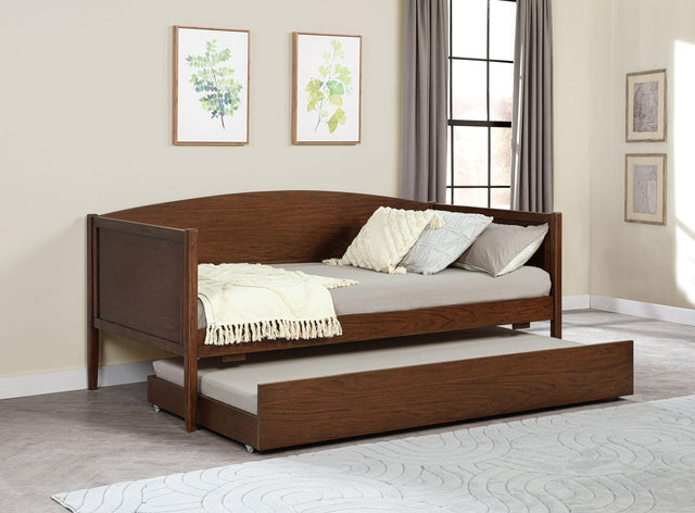 Bozeman Daybed side profile showing camelback silhouette