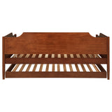 Redding Wood Twin Daybed With Trundle Cherry