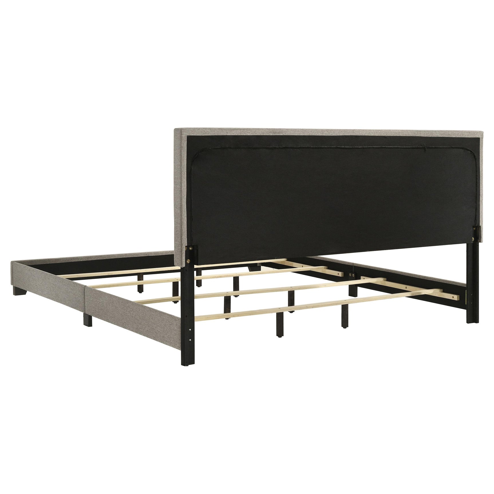 Dorian King Bed black finished legs detail