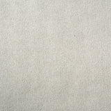 Close-up of cream fabric padded headboard on queen bed