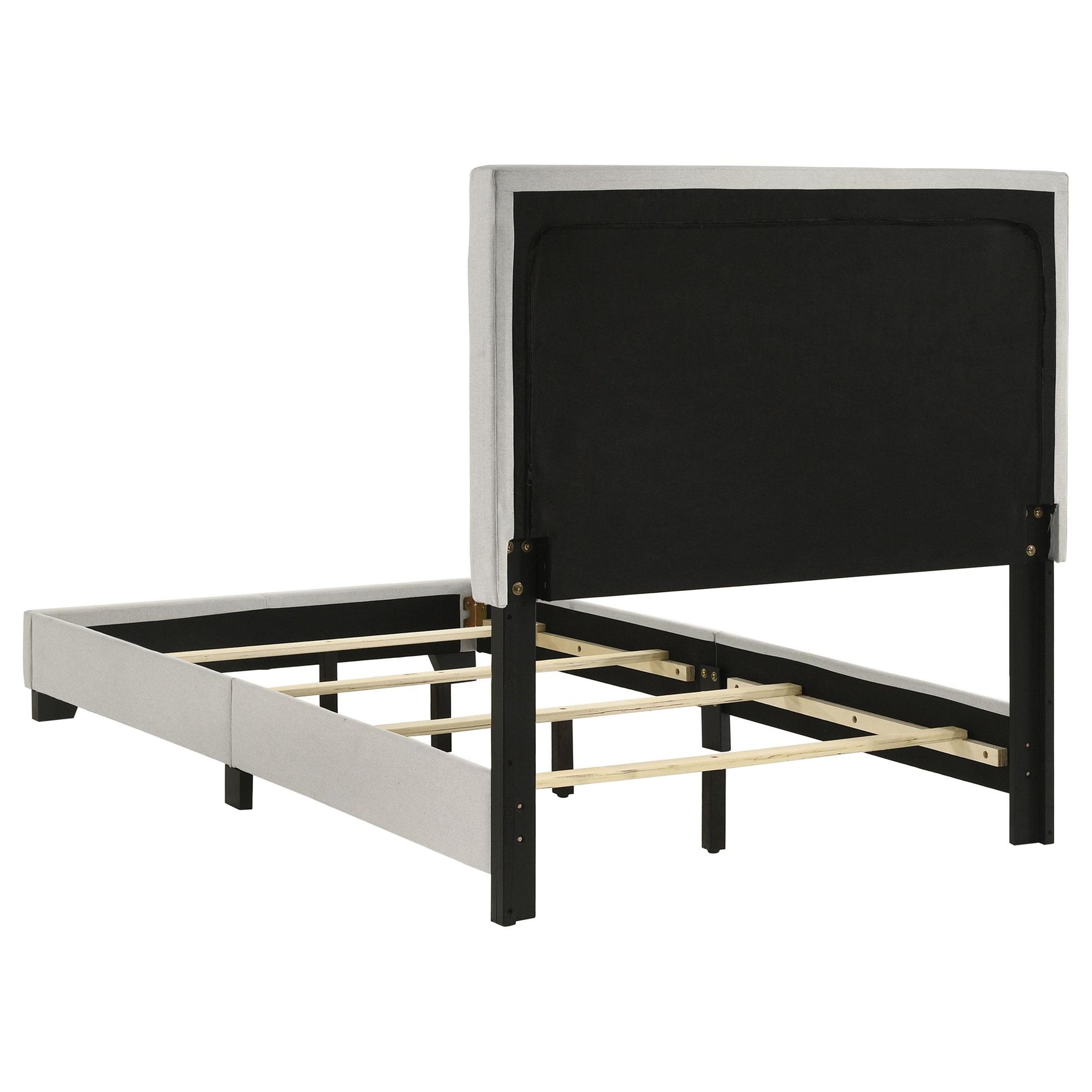 Dorian twin bed footboard and side rail detail