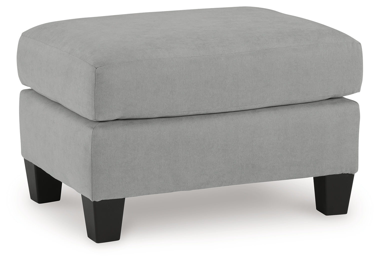 Adlai Shadow Ottoman head-on view