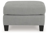 Adlai Shadow Ottoman side view