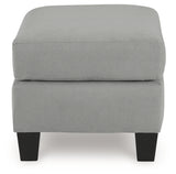 Close-up of Adlai Shadow Chair suede velvet fabric
