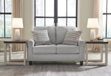 main view of sofa seating surface and cushions