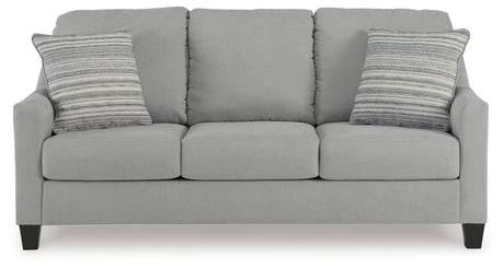 Adlai Shadow Chenille Queen Sofa Sleeper head-on view
