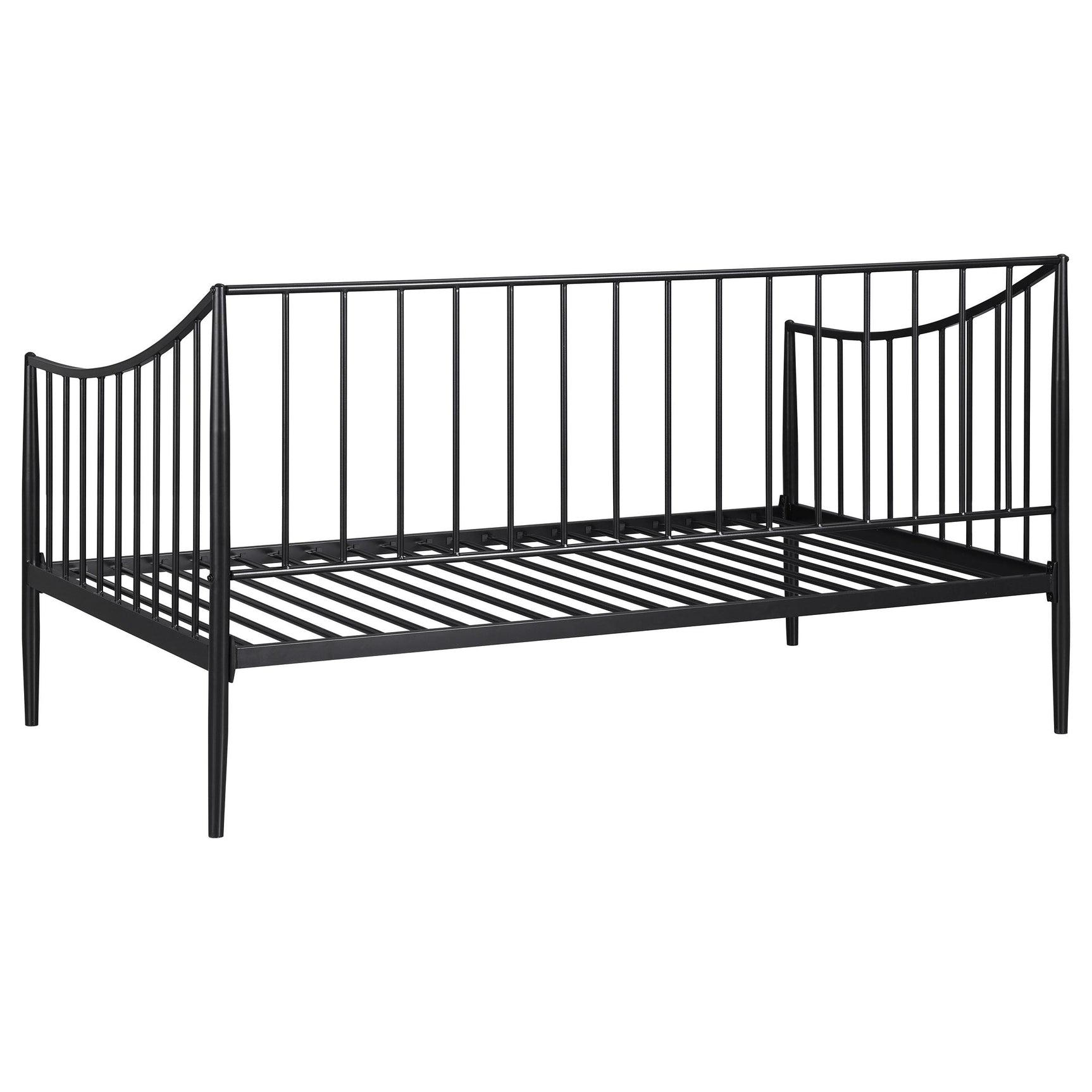 Metal welds and joints of Newbury daybed frame detail