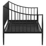 View of Newbury twin daybed showing length and height