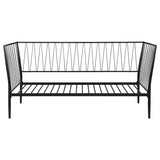 Richland metal daybed angled backrest detail