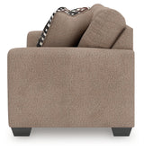 Triston-Peaks loveseat side alternate view
