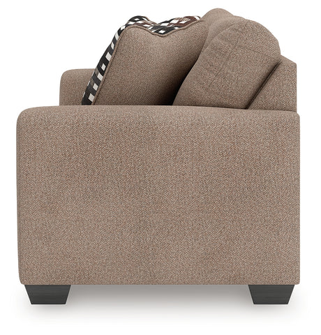 Triston-Peaks loveseat side alternate view