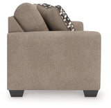 Triston-Peaks Suede Chenille Sofa close side detail