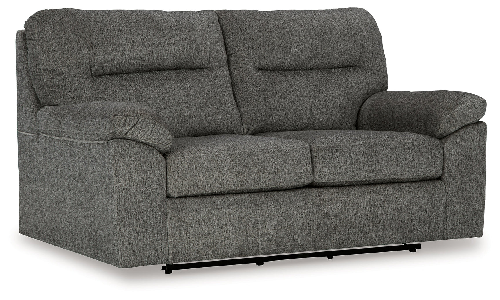 Bindura Glider Loveseat angled side view