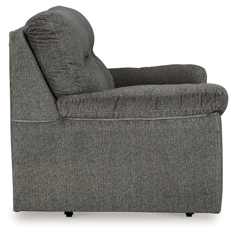 Bindura Glider Loveseat side profile