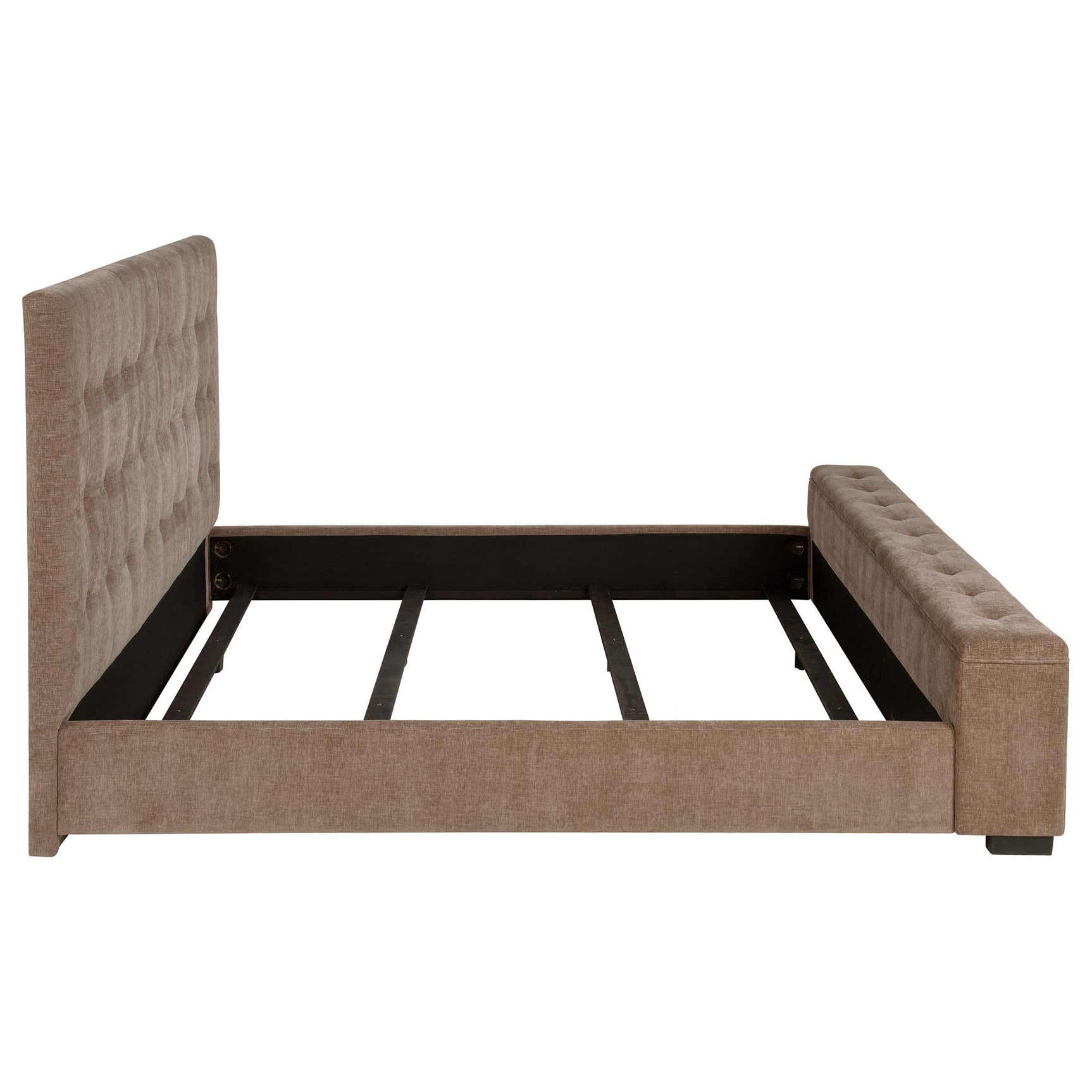 Bluetooth speaker integrated into bed design