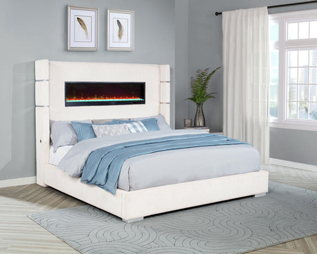 Tisdall bed frame side angle