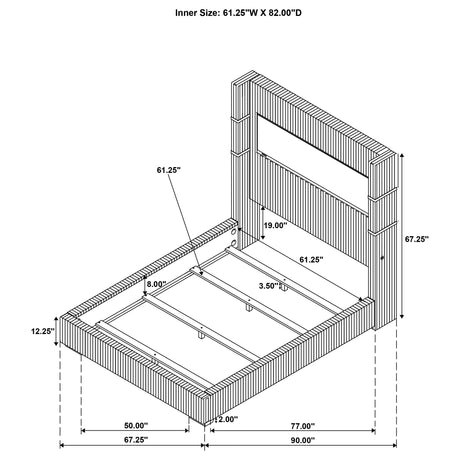 Tisdall queen bed in styled bedroom setting