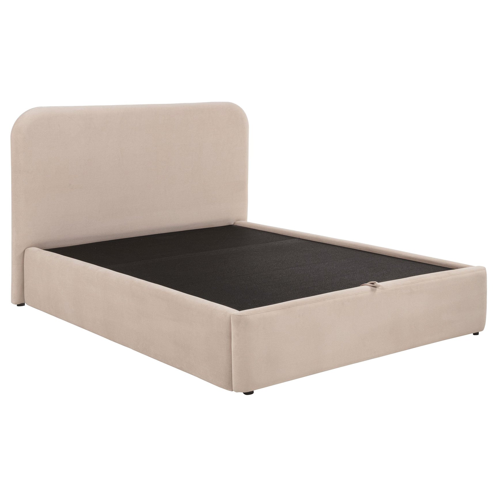 Anders Full Storage Platform Bed side angle