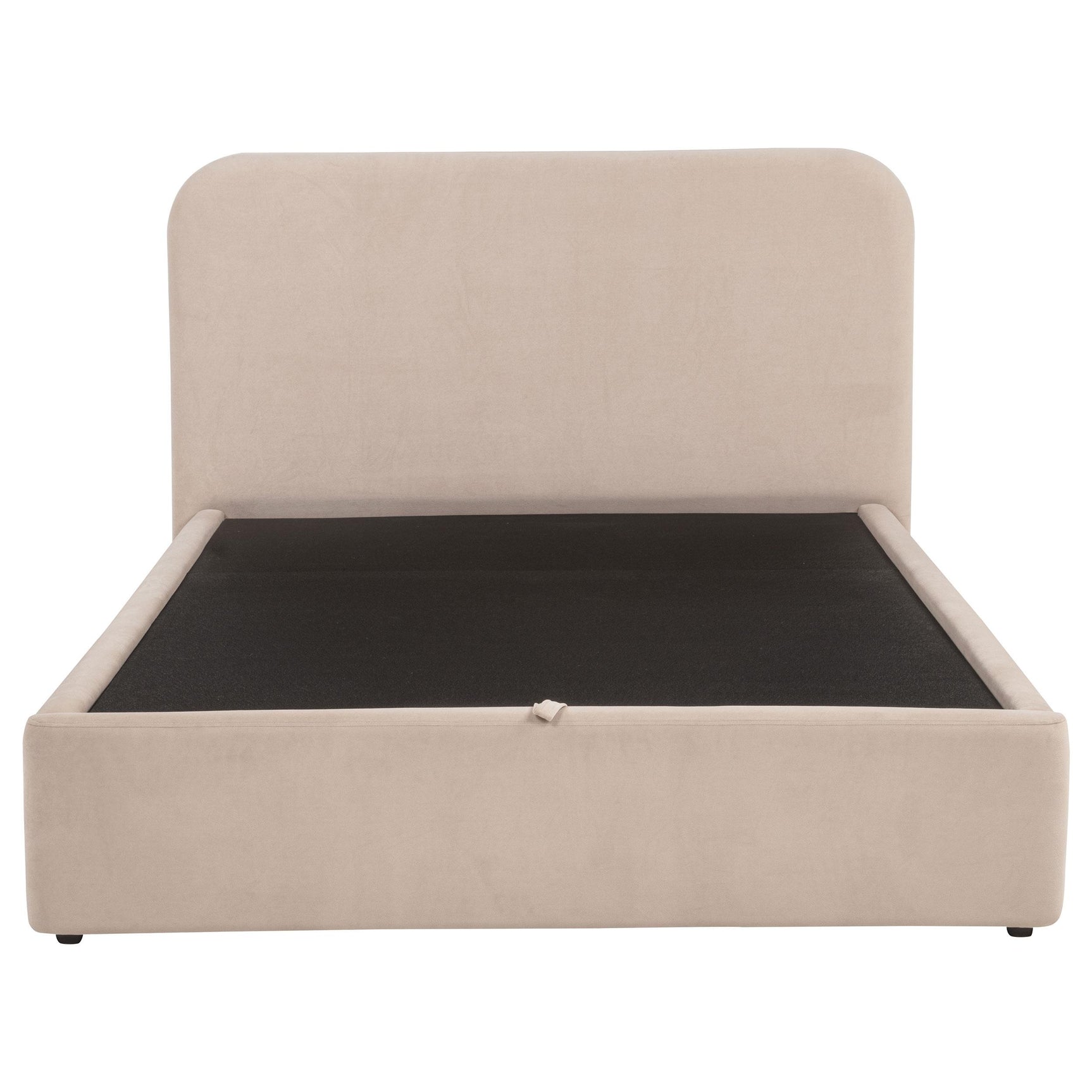 Gas-lift pull strap at foot of Anders platform bed