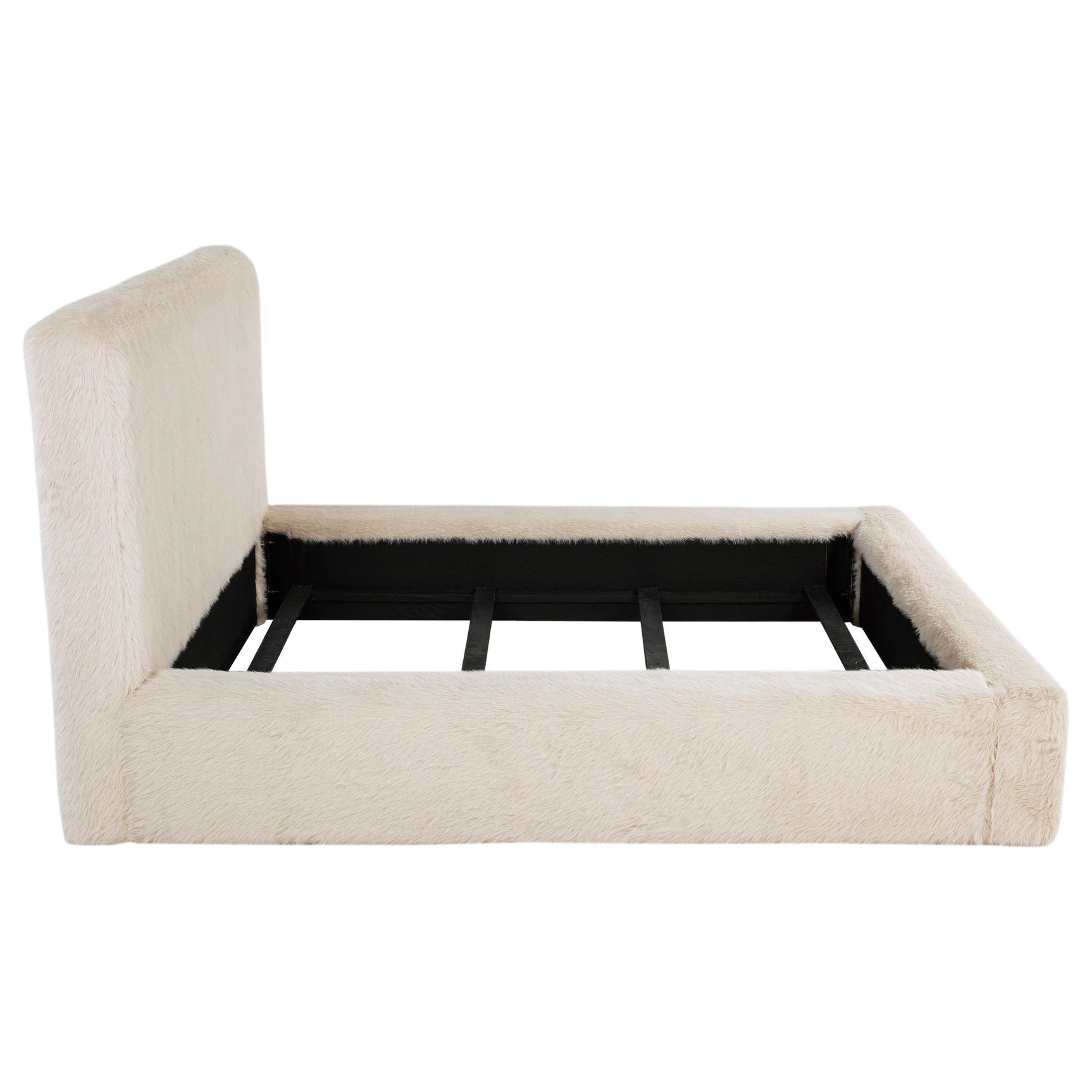 Threaded bolt and nut for bed rail attachment