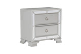 Avondale Gray Upholstered Tufted Panel Bedroom Set