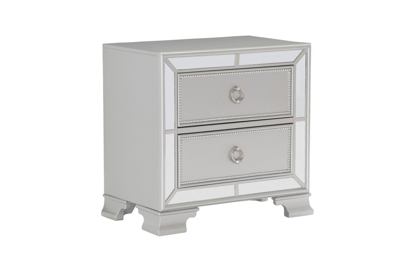 Avondale Gray Upholstered Tufted Panel Bedroom Set