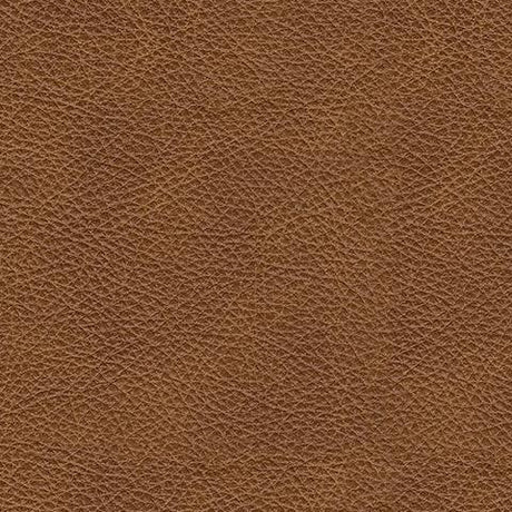 Emilia caramel leather swatch for oversized accent ottoman