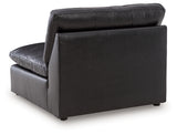 main view of Emilia Black Sofa and Loveseat furniture