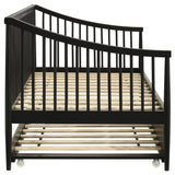 Detail of smooth trundle front on Delgado Windsor Daybed