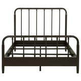 Rocco Twin Bed dark bronze finish detail