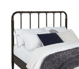 Rocco Twin Bed open frame headboard side angle