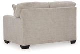 Mahoney Pebble Chenille Loveseat back view