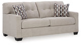 Mahoney Pebble Full Sofa Sleeper head-on view