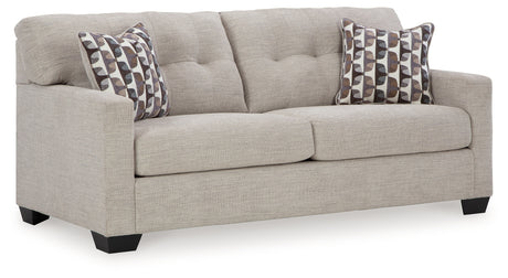 Mahoney Pebble Sofa and Loveseat set angled main view