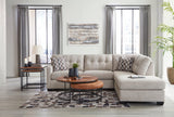 Close-up detail of Mahoney Pebble Sectional upholstery