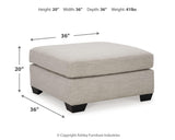 Mahoney Pebble 2-Piece Sectional with Ottoman - image 8