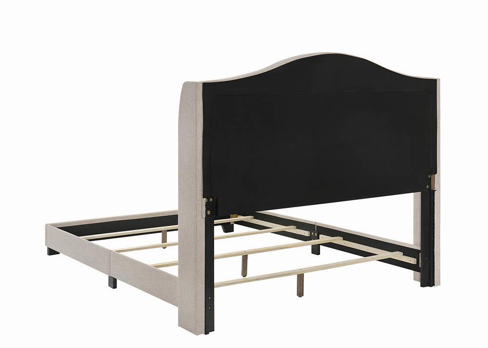 Sonoma Camel Back Full Bed Beige - Ella Furniture
