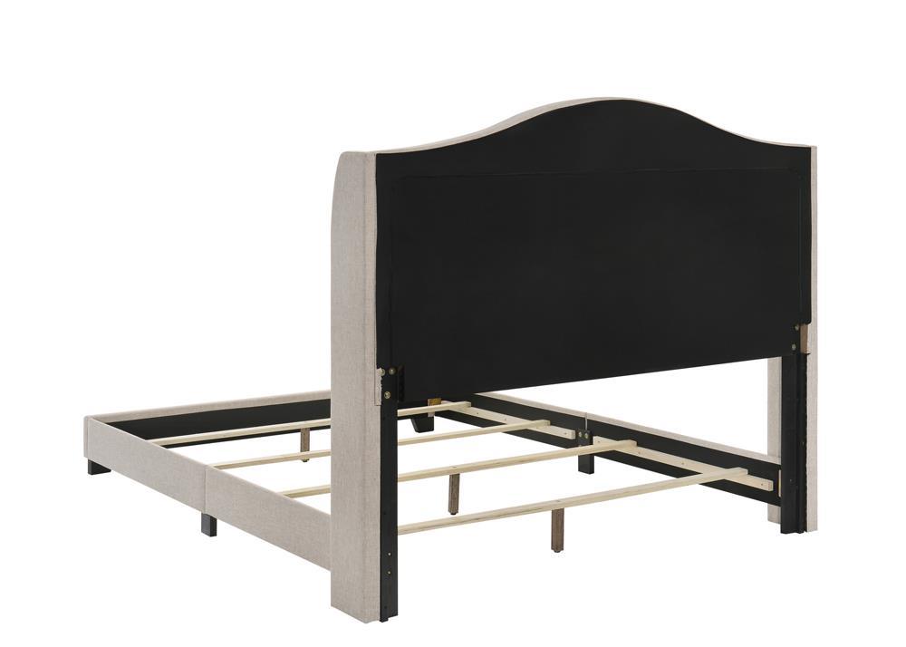 Sonoma Camel Back Full Bed Beige - Ella Furniture