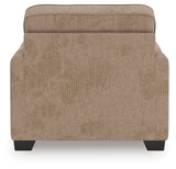Olten Oversized Chair side alternate angle with pillow
