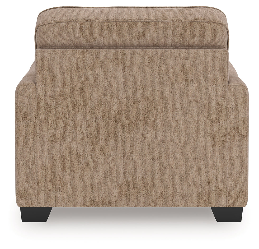 Olten Oversized Chair side alternate angle with pillow