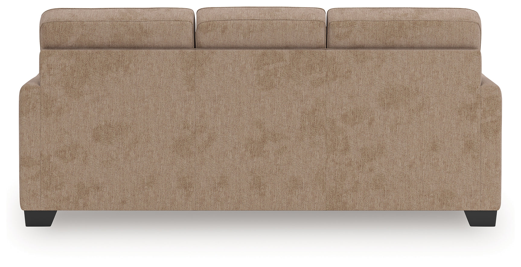 Olten Mocha Chenille Sofa rear side view