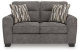 Olten Loveseat head-on view showing seat and back cushions
