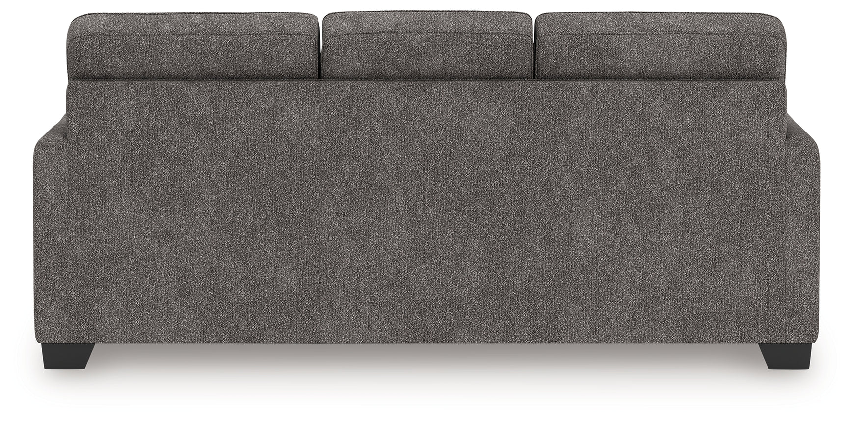 Olten Graphite Chenille Sofa back detail view