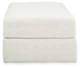 Karinne Linen Chair and Ottoman