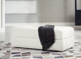 Karinne Linen Chair and Ottoman