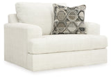 Karinne Linen Chair and Ottoman