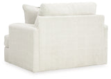 Karinne Linen Chair and Ottoman