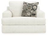 Karinne Linen Chair and Ottoman