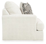 Karinne Linen Chair and Ottoman